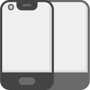 akıllı telefon simgesi vektör illüstrasyonu