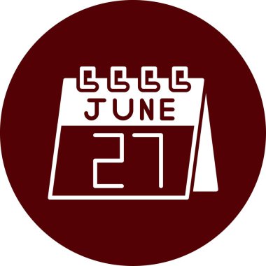 24 takvim simgesi tasarımı