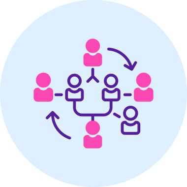 şebeke. Web simgesi basit illüstrasyon