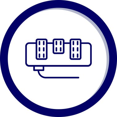 Modern b 'nin vektör illüstrasyonu eksik simgesi