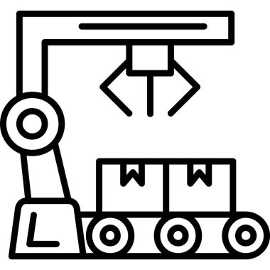 kargo vinci. Basit simge