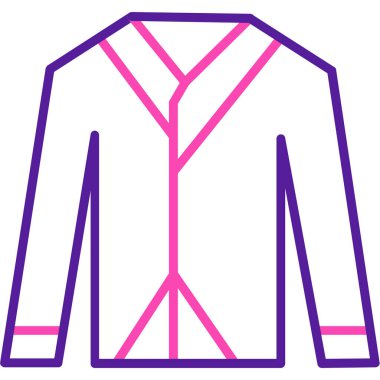 Ceket simge vektör çizim