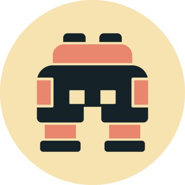 tren. Web simgesi basit illüstrasyon