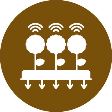 Modern çiftlik simgesinin vektör illüstrasyonu