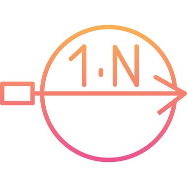 Modern bir simgenin vektör illüstrasyonu