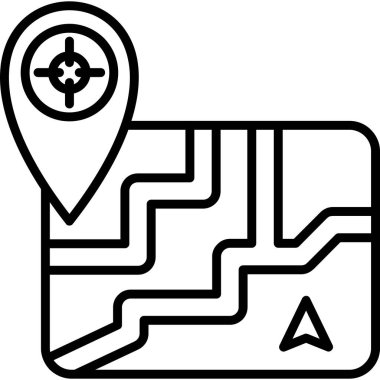 konum pin gps simgesi