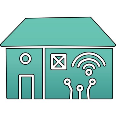 Wifi sembolü olan ev