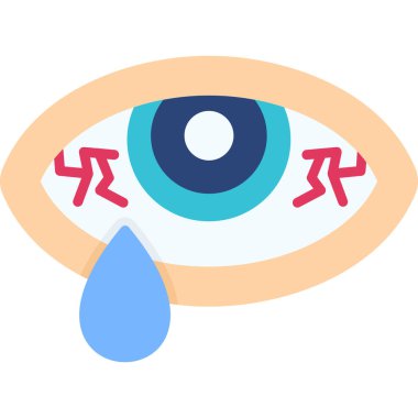 Göz. Web simgesi basit illüstrasyon