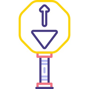 Trafik ışığı simgesi vektör illüstrasyonu