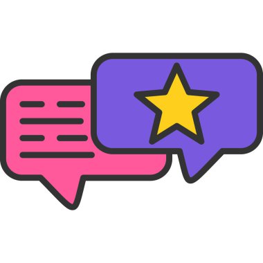 İleti simgesi vektör illüstrasyon tasarımı içeren konuşma balonu