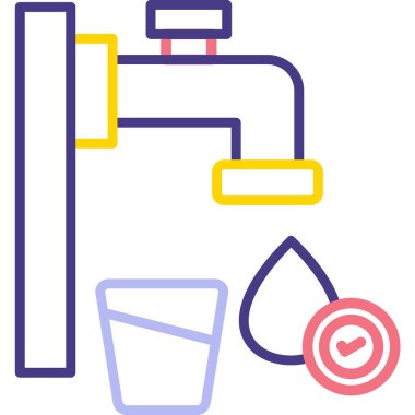 Su musluğu. Basit tasarım