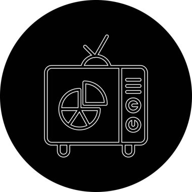 Radyo simgesinin vektör illüstrasyonu