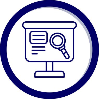 seo modern simgesinin vektör illüstrasyonu