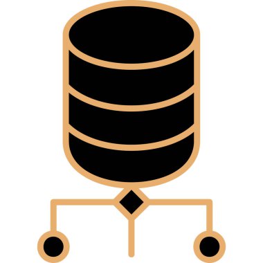 Fıçı ikonu. Web tasarımı için varil vektör simgelerinin basit çizimi