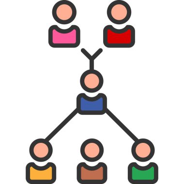 sosyal ağ simge vektör çizim