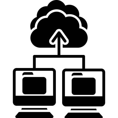 bulut hesaplama simgesi, basit biçim