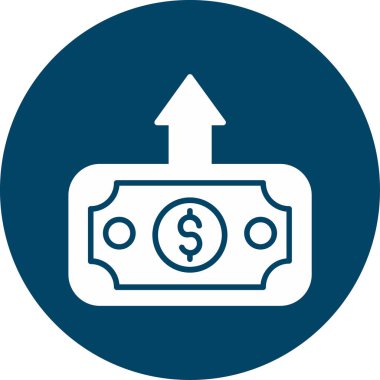 dolar torba vektör simgesi