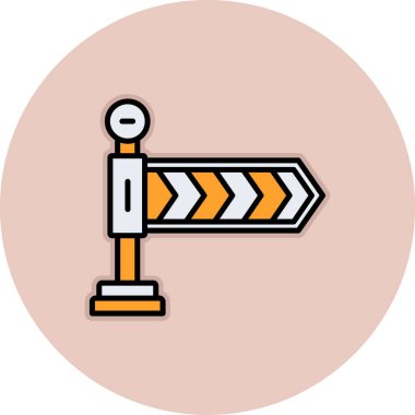 Trafik işareti. Basit tasarım