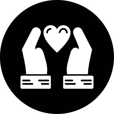 Aşk simgesinin vektör illüstrasyonu