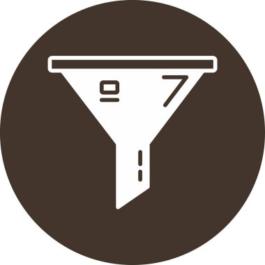 Tek bir simgenin vektör illüstrasyonu