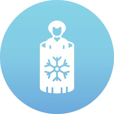 Modern b 'nin vektör illüstrasyonunda termometrenin eksik simgesi