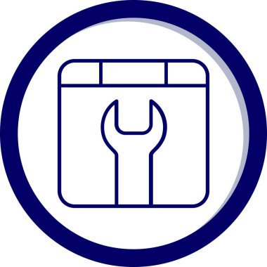 Modern b 'nin vektör illüstrasyonu eksik simgesi