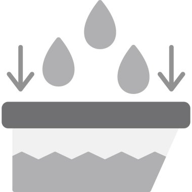 Su. Web simgesi basit tasarım