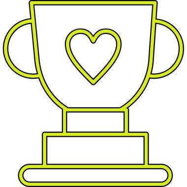 Kupa simgesi, vektör illüstrasyonu