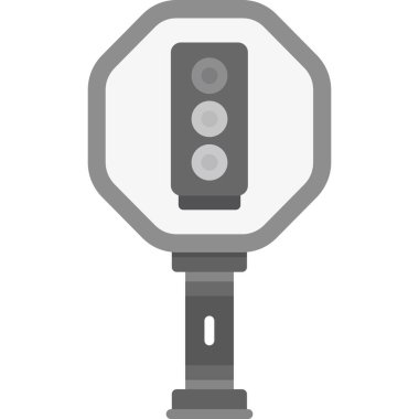 Işık. Web simgesi basit tasarım