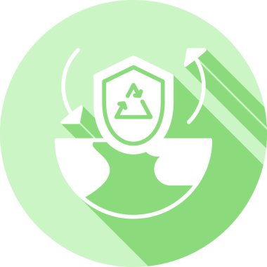 vektör eco geri dönüşüm simgesi