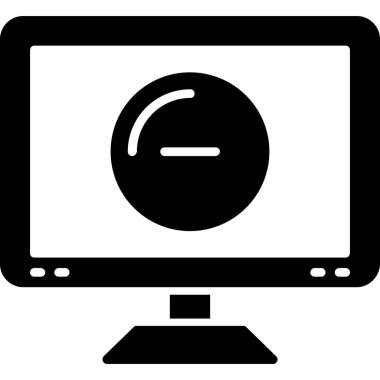 bilgisayar izleyici vektör simgesi