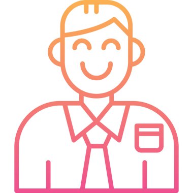 avatar erkek simgesi ana hatlar biçiminde