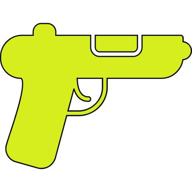 silah ağı simgesi, basit vektör illüstrasyonu