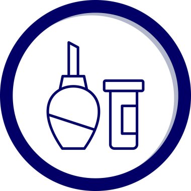 Şişe ve yapışkan tüp.