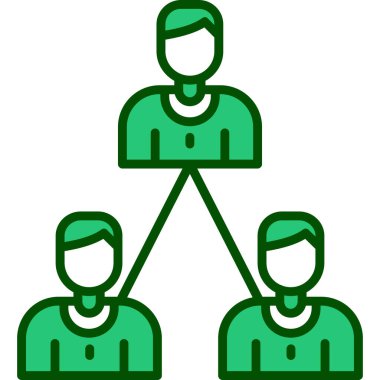 grup insanları takım simgesi, vektör illüstrasyon tasarımı