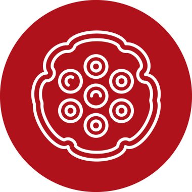 Eşsiz Kiraz Vektörü Kabartma Simgesi