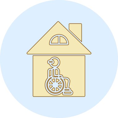 ev simgesi vektör illüstrasyonu