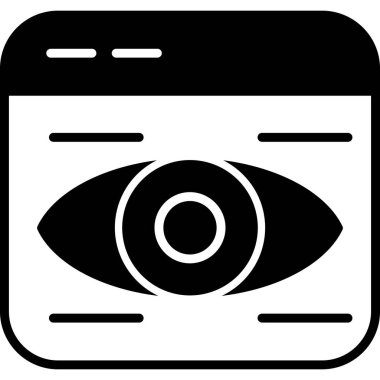 İnternet güvenlik simgesi. Beyaz arkaplanda izole edilmiş web tasarımı için basit bir internet güvenlik vektör simgesi çizimi