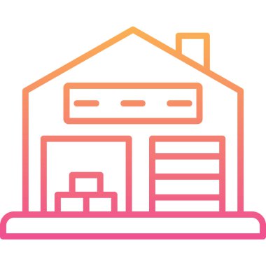 Ev. Web simgesi basit illüstrasyon