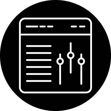 seo modern simgesinin vektör illüstrasyonu