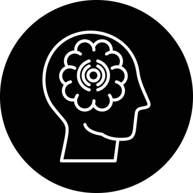 Vektör Beyin simgesi illüstrasyonu