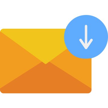 e-posta mektup simgesi düz biçimli