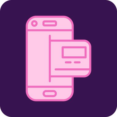 - Telefon. Web simgesi basit tasarım