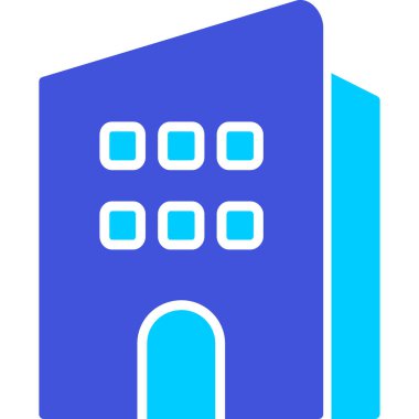 mimari yapı inşaat simgesi - taslak biçimi