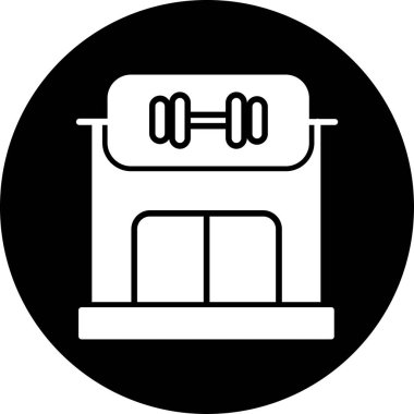 Modern b 'nin vektör illüstrasyonunda gaz ikonu yok