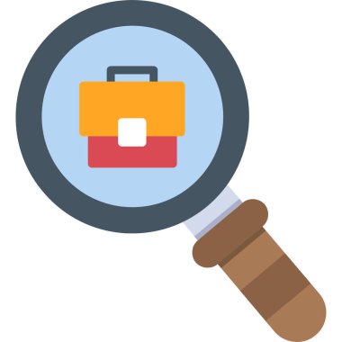 Arama & bulma için iş yönetimi dairesi simgesi