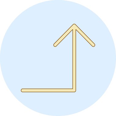 ok simgesi vektör illüstrasyonu