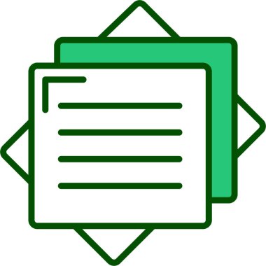 Belge. Web simgesi basit tasarım