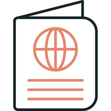 Modern simgenin vektör illüstrasyonu