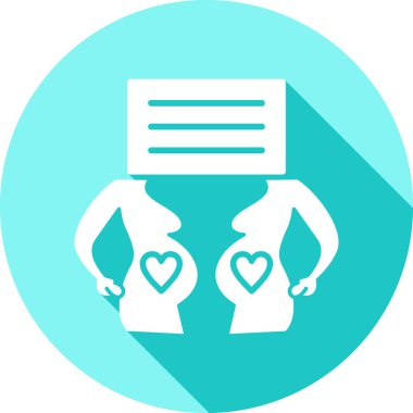 Kalp. Web simgesi basit illüstrasyon